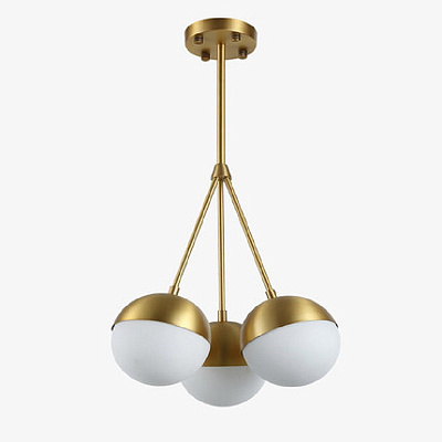 Подвесной светильник Copper Light Chandelier 3 3  фото 1