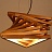 Loft Wooden Lines Chandelier фото 2