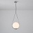 Люстра CORDA PENDANT LAMP Серебро (Хром) фото 9