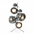 Торшер Light Tripod Stand Mirror Balls фото 5