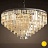 1920s Odeon Glass Fringe Chandelier (L) - 7 rings фото 5