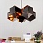 Welles 5 Spoke Pendant Lamp фото 4