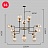 Люстра Bistro Globe Clear Glass Chandelier 16 фото 3