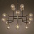 Люстра Bistro Globe Clear Glass Chandelier 16 фото 2