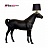 Moooi Horse Lamp Черный 240 см  Глянцевый фото 2