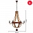 Antiquity Wine Barrel Chandelier фото 9